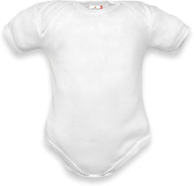 Carica l'immagine nel visualizzatore di Gallery, personalizza body neonato bianco a mezza manica