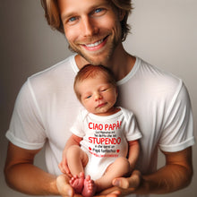Carica l'immagine nel visualizzatore di Gallery, body neonato Papà Stupendo