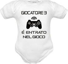 Carica l'immagine nel visualizzatore di Gallery, Body neonato giocatore 3 è entrato nel gioco maniche corte