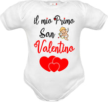 Carica l'immagine nel visualizzatore di Gallery, body neonato frase il mio primo san valentino