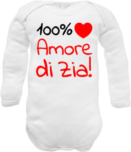 Carica l'immagine nel visualizzatore di Gallery, Body Neonato 100% Amore di Zia in caldo cotone