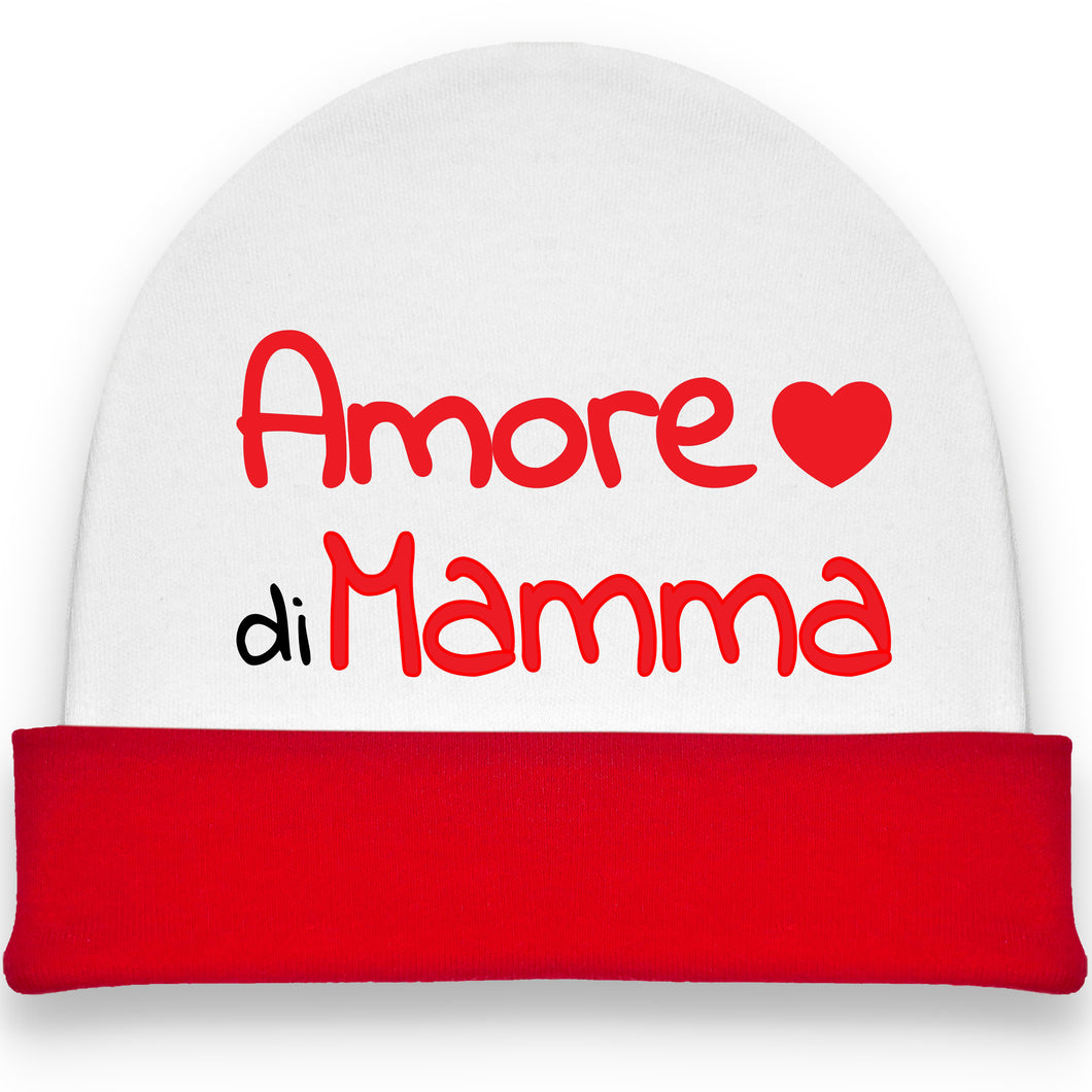 cappello neonato amore di Mamma