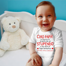 Carica l&#39;immagine nel visualizzatore di Gallery, body neonato sarai papà

