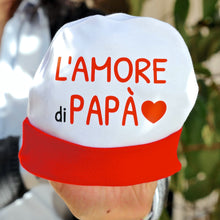Carica l&#39;immagine nel visualizzatore di Gallery, Cappello neonato sono l&#39;amore di Papà
