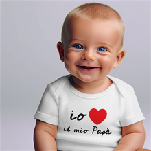Carica l&#39;immagine nel visualizzatore di Gallery, bimbo indossa body neonato per la festa del papà
