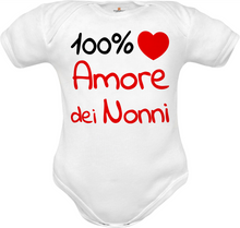 Carica l&#39;immagine nel visualizzatore di Gallery, Body Neonato Amore dei Nonni Mezza Manica
