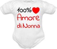 Carica l&#39;immagine nel visualizzatore di Gallery, Body Neonato Amore della Nonna Mezza Manica
