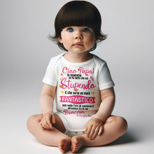 Carica l&#39;immagine nel visualizzatore di Gallery, body neonata annuncio e dedica al papà
