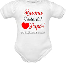 Carica l&#39;immagine nel visualizzatore di Gallery, body neonato cotone maniche corte buona festa del papà
