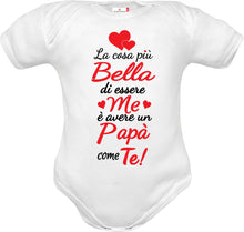 Carica l&#39;immagine nel visualizzatore di Gallery, body-neonato-neonata-frase-amore-papà
