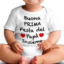 Carica l&#39;immagine nel visualizzatore di Gallery, body frase buona prima festa del papà insieme
