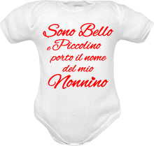 Carica l&#39;immagine nel visualizzatore di Gallery, -Body Neonato  nome del Nonno Mezza Manica
