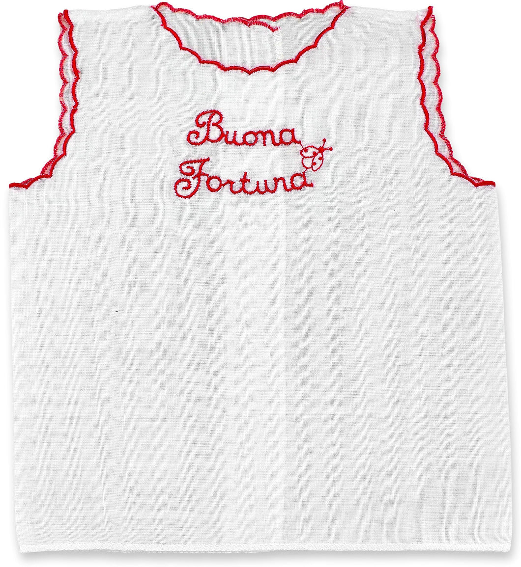 camicia buona fortuna bianca