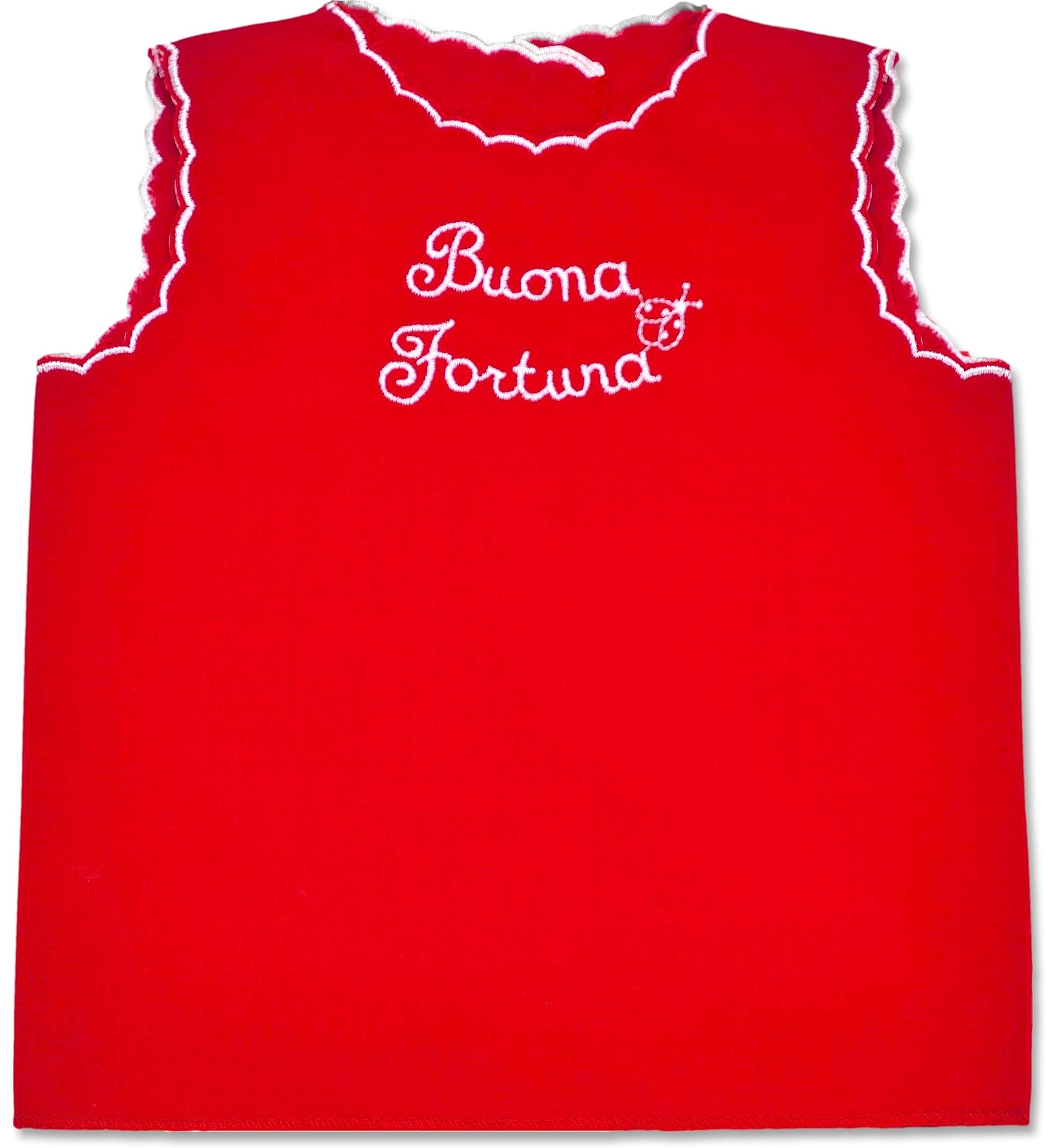 Neonato Camicina Della Fortuna Rossa Camicina Buona Fortuna Con
