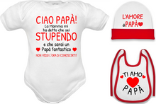 Carica l&#39;immagine nel visualizzatore di Gallery, corredino neonato diventerai papà
