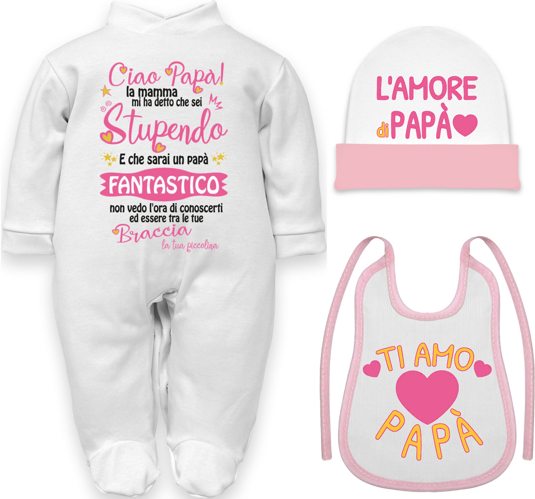 corredino neonata futuro papà idea regalo festa papà