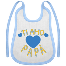 Carica l&#39;immagine nel visualizzatore di Gallery, Corredino neonato mezze maniche diventerai Papà con cappello e bavaglino
