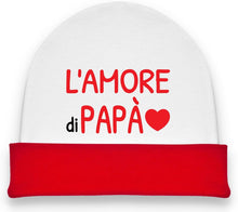 Carica l&#39;immagine nel visualizzatore di Gallery, Set regalo nascita papà: tutina, bavetta e cappello
